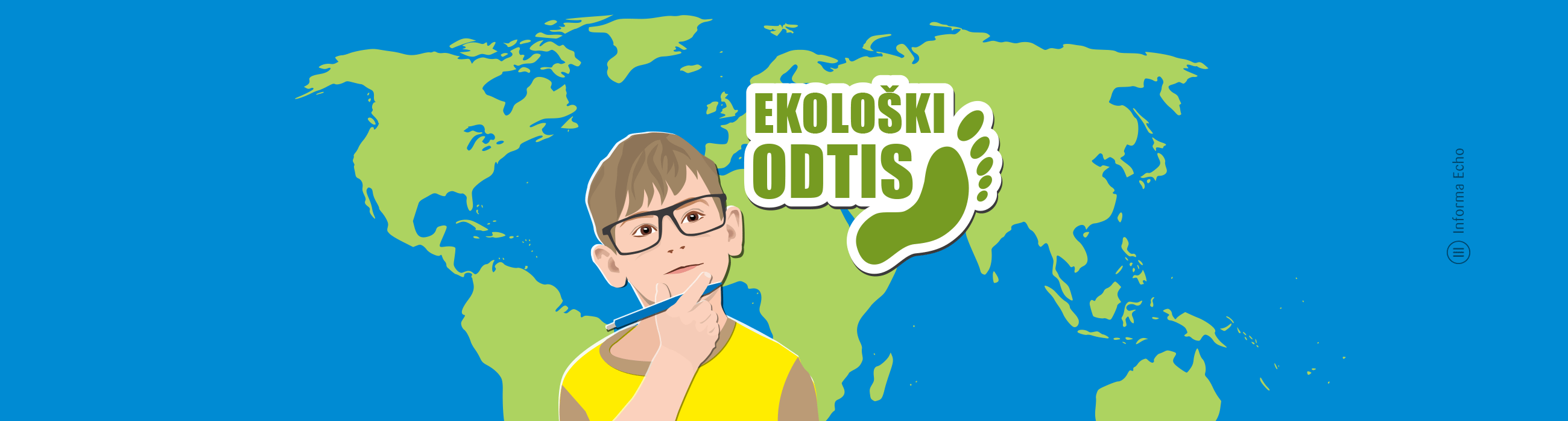 Ekološki odtis / Porabimanj INFO / Ilustracija: Branko Baćović